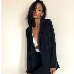 Princess Polly - AMELIA BLAZER BLACK